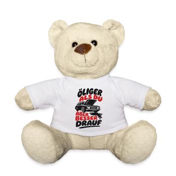 Öliger Als Du Aber Besser Drauf - Teddy - Weiß - Vorne