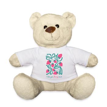 Reife Erdbeeren - Teddy - Weiß - Vorne