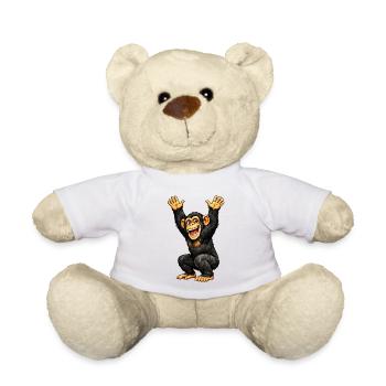 Singe - Nounours - blanc - Devant