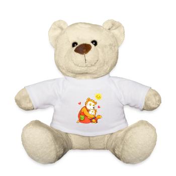 L’amour de la mère du chien câlin sous le soleil - Nounours - blanc - Devant