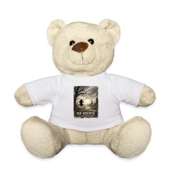 Mir reichts, ich geh schaukeln: - Teddy - Weiß - Vorne