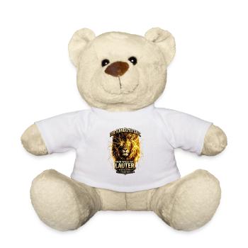 Der Schmerz ist Laut. Mein Wille ist lauter - Teddy - Weiß - Vorne
