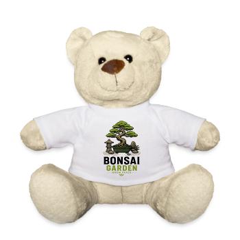 Japanese Bonsai Tree Plant Zen Gardener Bonsai - Teddy Bear - white - Front