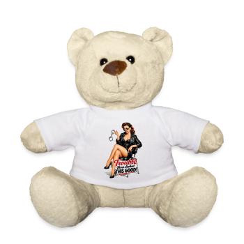 Pin-Up Rockabella: Trouble Never Looked This Good - Teddy - Weiß - Vorne
