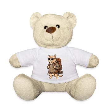Wanderkatze – Outdoor-Abenteuer - Teddy - Weiß - Vorne