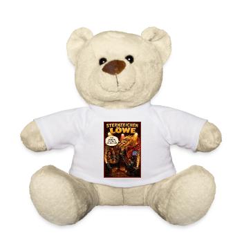 Sternzeichen Löwe - Humor mit großer Bühnenpräsenz - Teddy - Weiß - Vorne
