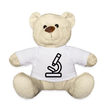 Microscope - Teddy Bear - white - Front