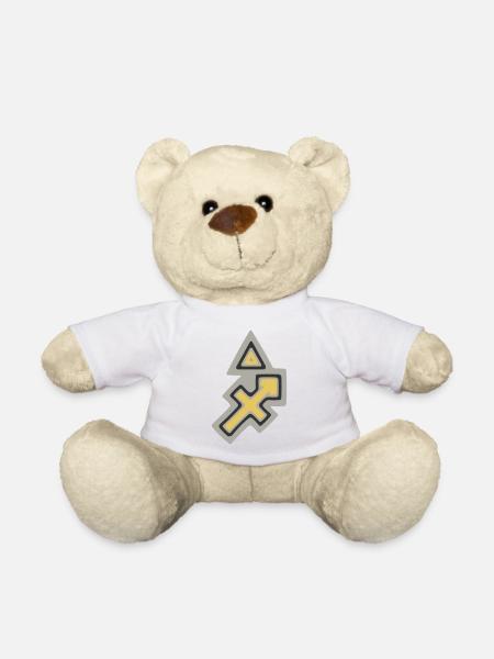 Tierkreis-Stammes-Schütze-Feuer - Teddy - Weiß