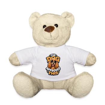 English Cocker Spaniel - Teddy Bear - white - Front