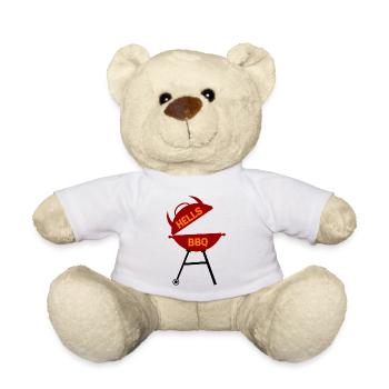 Talons : design de barbecue style rétro - Nounours - blanc - Devant
