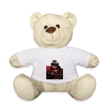 Elegant Pafum motif - Teddy Bear - white - Front