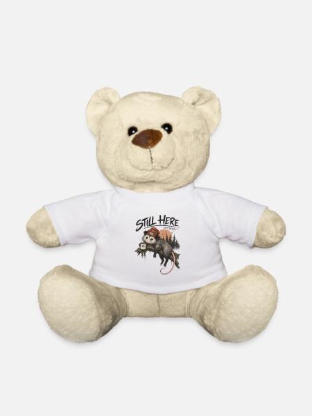 Toujours ici, opossum - Nounours - blanc