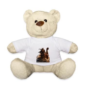 Guerrier de la Mer Dragonné - Nounours - blanc - Devant