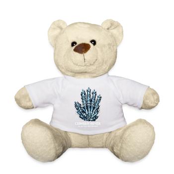 Climber Hands: Built Different X-Ray Design - Teddy Bear - white - Front