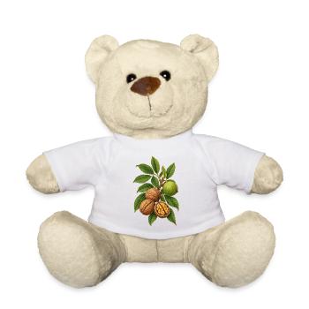 Walnüsse mit Blättern - Teddy - Weiß - Vorne