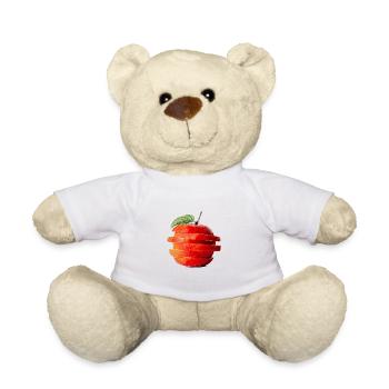 Apfel - Teddy - Weiß - Vorne