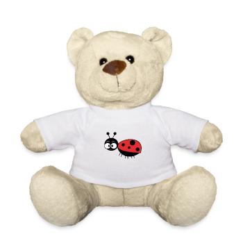 Marienkäfer - Teddy - Weiß - Vorne