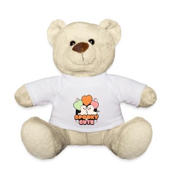 Gruseliges Oktober Niedliches Halloween Geist - Teddy - Weiß - Vorne
