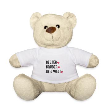 Bester Bruder der Welt - Teddy - Weiß - Vorne