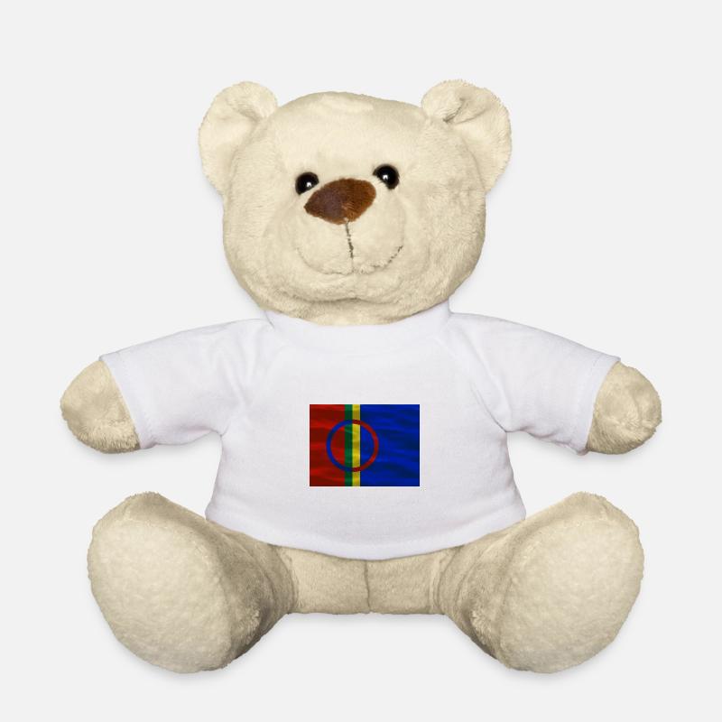 Sapmi-Flagge - Teddy - Weiß