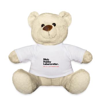 Mein Hobby Lebensretter. Freiwillige Feuerwehr. - Teddy - Weiß - Vorne