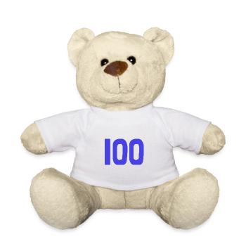 HAPPY BIRTHDAY. HAPPY BIRTHDAY. ANNIVERSARY. - Teddy Bear - white - Front