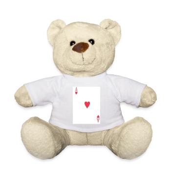 Herz As T-Shirt - Teddy - Weiß - Vorne