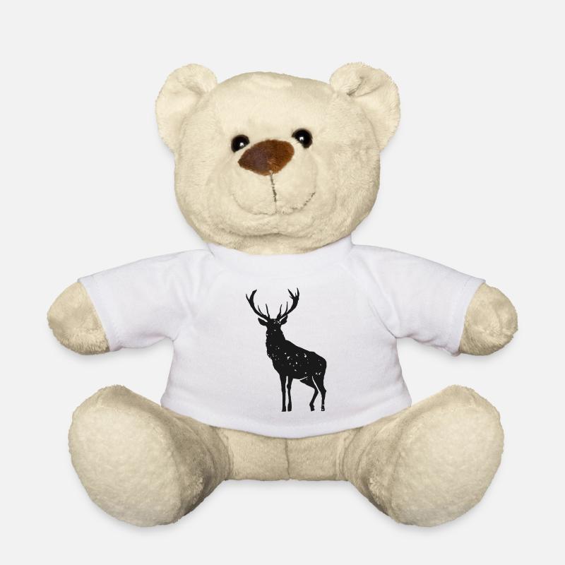 Cerf - Nounours - blanc