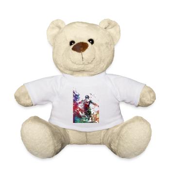 Swimmer sport art #swimmer #sport - Teddy Bear - white - Front