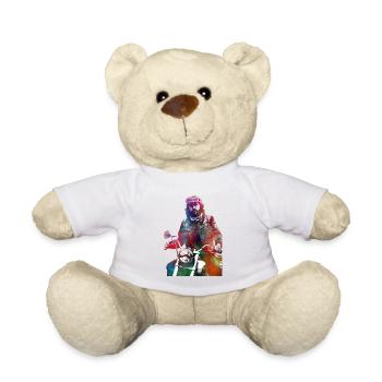 Motor racing #motor #sport - Teddy Bear - white - Front