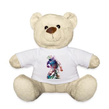 BMX rider #sport #bike - Teddy Bear - white - Front