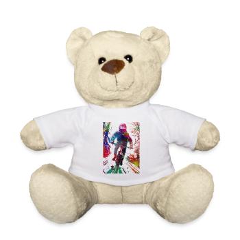 BMX Fahrer #sport #bike - Teddy - Weiß - Vorne
