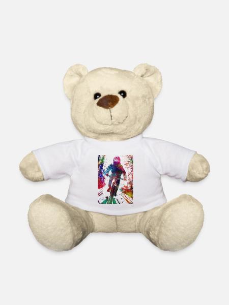 Rider de BMX #sport #bike - Nounours - blanc