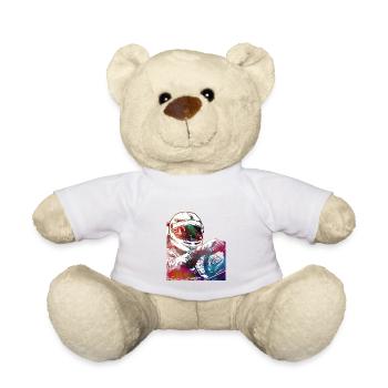 Voitures de course #racing #sport - Nounours - blanc - Devant