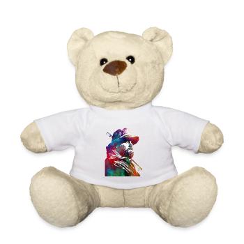 Fishing sport art #fishing - Teddy Bear - white - Front