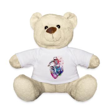 Courses automobiles #motor #sport - Nounours - blanc - Devant
