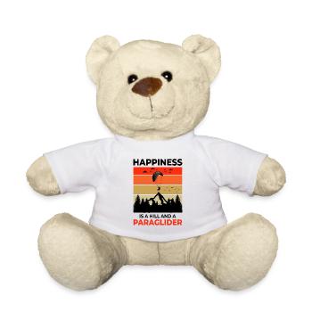 Pilote de parapente Parapente Aventures Bonheur - Nounours - blanc - Devant