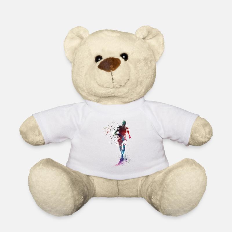 Runner sport art #runner #sport #jogging - Nounours - blanc