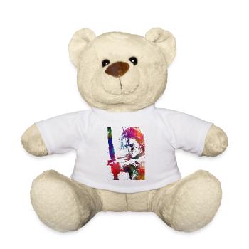 Tir à l’arc, sport, art #archery - Nounours - blanc - Devant