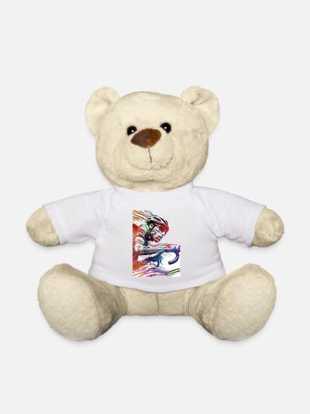 Radfahren Radsport Kunst #cycling - Teddy - Weiß