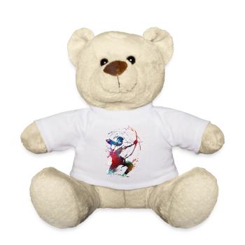 Art du tir à l’arc #archery - Nounours - blanc - Devant