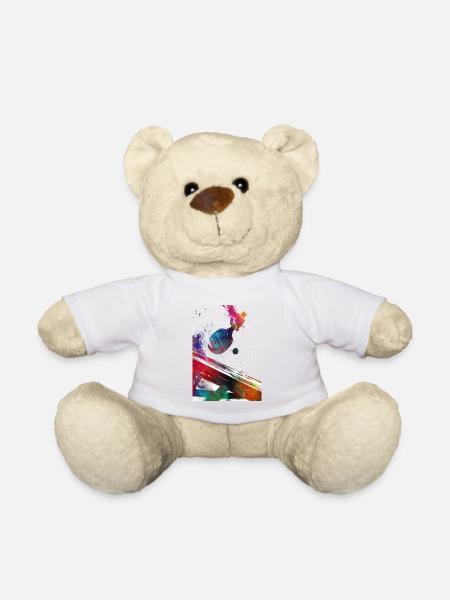 Tischtennissport #pingpong #tabletennis - Teddy - Weiß