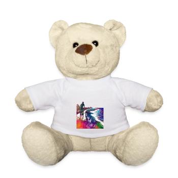 Cycling Bike sport article #cycling #sport #biking - Teddy Bear - white - Front
