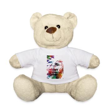 Cars racing #racing #sport - Teddy Bear - white - Front