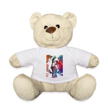 Cycling Bike sport article #cycling #sport #biking - Teddy Bear - white - Front