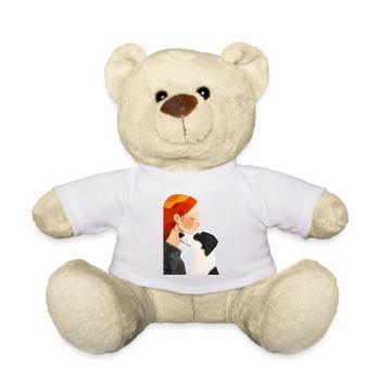 Ich liebe dich, Hund - Teddy - Weiß - Vorne