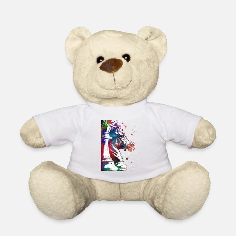 Schachbauern Sport - Teddy - Weiß