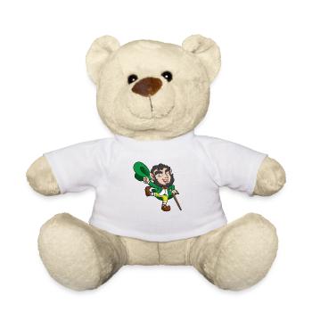 Leprechaun St Patricks - Teddy Bear - white - Front