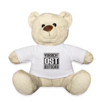 VORSICHT OST DEUTSCHER - Teddy - Weiß - Vorne