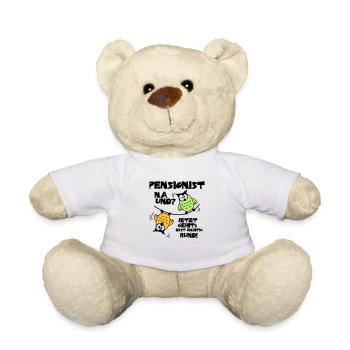Eulen Pensionist - na und? - Teddy - Weiß - Vorne